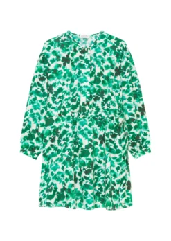 Marc O'Polo Short Voluminous Dress With Gathering Made Of An Organic Cotton/lyocell Blend -Schlichte Eleganz 8cf6f9801b507393504b0b9326a6cc30 scaled