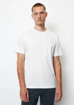 Marc O'Polo Double Pack Of Crew Neck T-shirts In A Regular Fit Made From Pure Organic Cotton