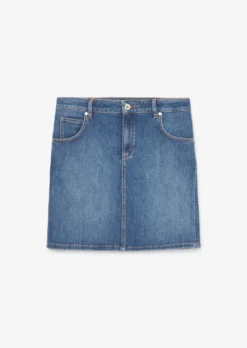 Marc O'Polo Short Denim Skirt Made Of Denim With A Cashmere Texture -Schlichte Eleganz 8d9185c503331618f03161599ac699d6 scaled