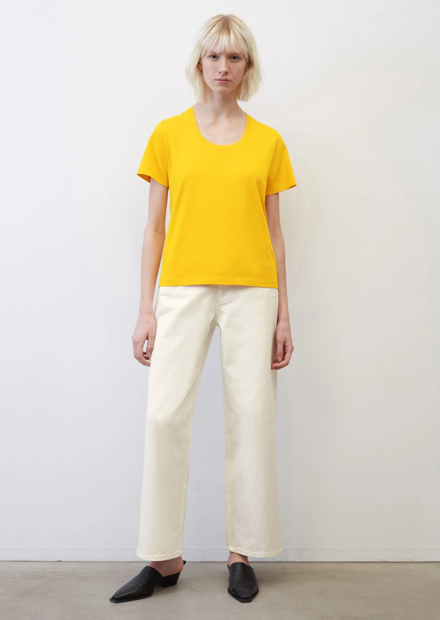 Marc O'Polo Loose Round-neck T-shirt Made Of Organic Cotton 4 Marc O'Polo Loose Round-neck T-shirt Made Of Organic Cotton – Bild 4