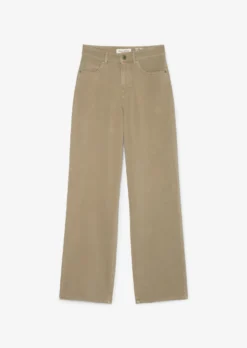 Marc O'Polo NELIS High Waist Wide Leg Trousers Made A Softly Brushed Organic Cotton Twill -Schlichte Eleganz 8fda846cbec425f1389d4e3e9e381442 scaled