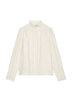 Marc O'Polo Striped Blouse In A Regular Fit Made Of A Soft Organic Cotton Twill -Schlichte Eleganz 90ea478894a02e4846c3138625ce8380 scaled