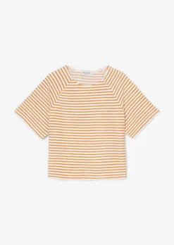 Marc O'Polo Striped Short Sleeve Terry Sweatshirt In A Regular Fit In An Organic Cotton Blend 15 Marc O'Polo Striped Short Sleeve Terry Sweatshirt In A Regular Fit In An Organic Cotton Blend -Schlichte Eleganz 91498ea23dc53b93b49ae657a2fab2c6 scaled