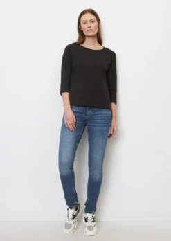 Marc O'Polo Long Sleeve Top, Regular Fit Made From Pure Organic Cotton -Schlichte Eleganz 92ff95e91aa434e492114f807881fdeb scaled