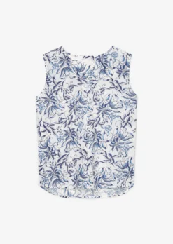 Marc O'Polo Sleeveless V-neck Blouse Made Of Crisp Cotton Voile -Schlichte Eleganz 9304275ff13a2bd11f413d6477c8c5c8 scaled
