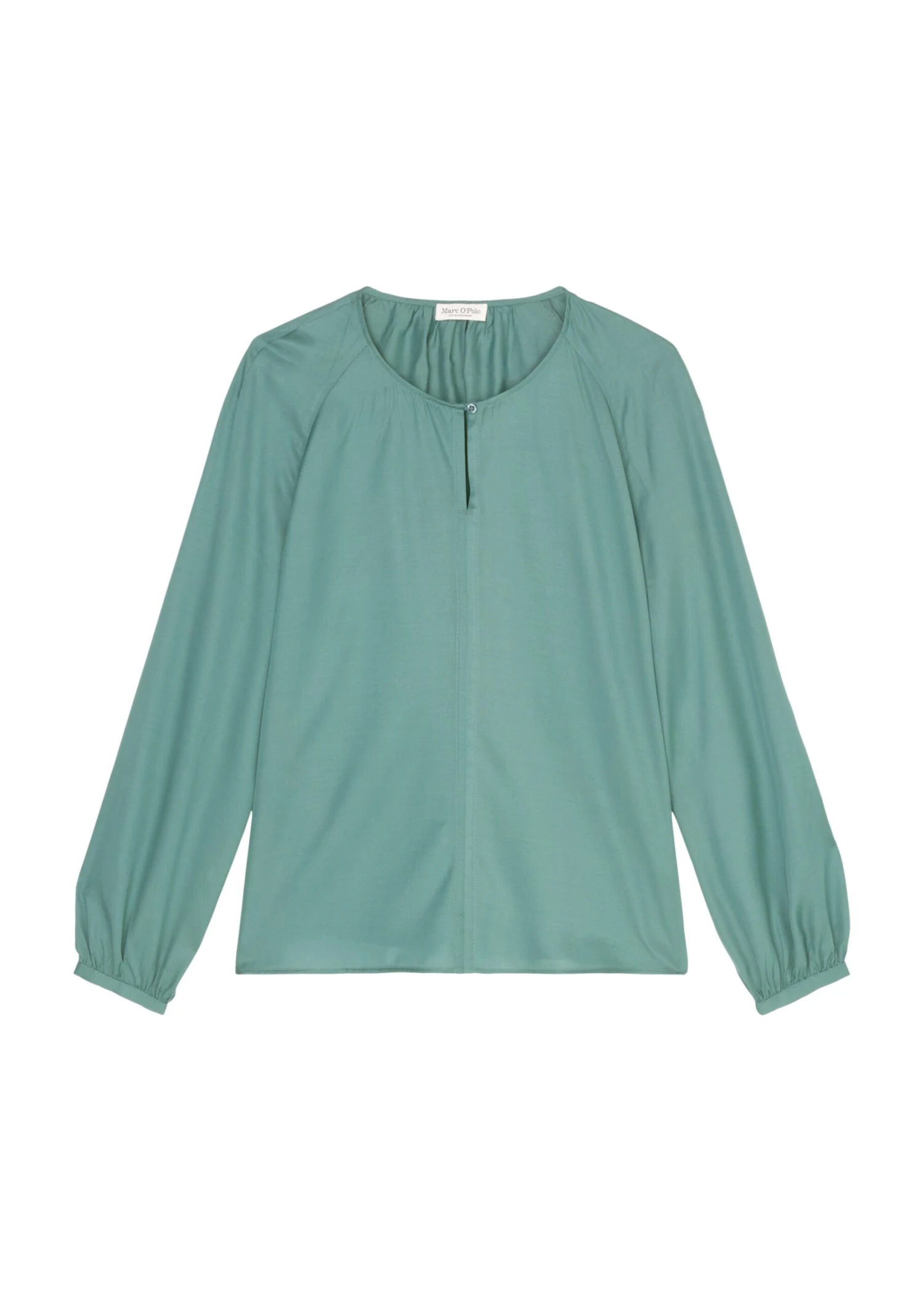 Marc O'Polo Round-neck Blouse With Voluminous Sleeves From LENZING™ ECOVERO™ 8 Marc O'Polo Round-neck Blouse With Voluminous Sleeves From LENZING™ ECOVERO™ – Bild 8