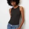 Marc O'Polo Sleeveless Top Made Of Organic Cotton Ribbed Jersey