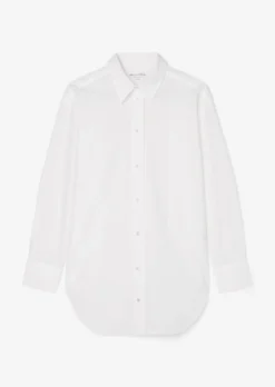 Marc O'Polo Boyfriend Shirt Blouse Oversize Made Of Cotton With A Paper-like Texture -Schlichte Eleganz 95329fbdc63b17ea11546163685d15e6 scaled