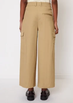 Marc O'Polo Cargo Culottes In A Relaxed Fit Made Of Organic Cotton Stretch Twill Satin -Schlichte Eleganz 96698be3cb1b65df10ad667d1aab4d1d scaled