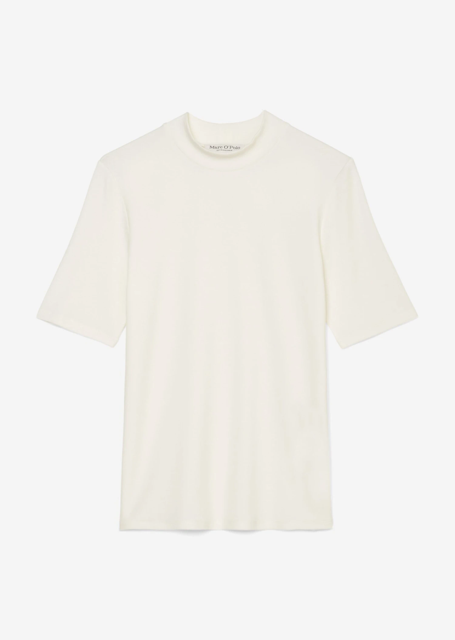 Marc O'Polo Stand-up Collar T-shirt In A Regular Fit Made Of Fine Rib Jersey 7 Marc O'Polo Stand-up Collar T-shirt In A Regular Fit Made Of Fine Rib Jersey – Bild 7