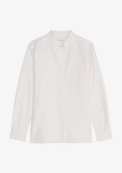 Marc O'Polo Striped Stand-up Collar Blouse Regular Made From Oxford Fabric 15 Marc O'Polo Striped Stand-up Collar Blouse Regular Made From Oxford Fabric -Schlichte Eleganz 9810512958d951b727b0a4e5f1adc0e8 scaled