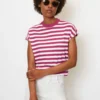 Marc O'Polo Striped T-shirt In A Regular Fit Made Of Organic Cotton