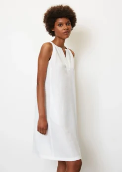 Marc O'Polo Light And Breezy Linen Dress In A Loose-fitting A-line Design