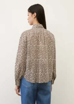 Marc O'Polo All-over Print Blouse, Straight Fit Made From Organic Cotton Voile -Schlichte Eleganz 9b79c691bb857e7c40c138785501674d scaled
