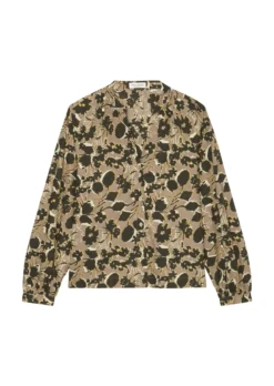 Marc O'Polo Blouse With All-over Print Made Of Paper Touch Poplin -Schlichte Eleganz 9b7fefc5ca117066e9722f29c2a3c64d scaled