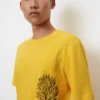 Marc O'Polo Printed T-shirt, Regular Fit Made Of A Blend Of Organic Cotton And Linen