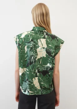 Marc O'Polo Sleeveless Printed Blouse Made Of Cotton Poplin -Schlichte Eleganz 9d19d99a650953dd3f6f5c6e78ac30ec scaled