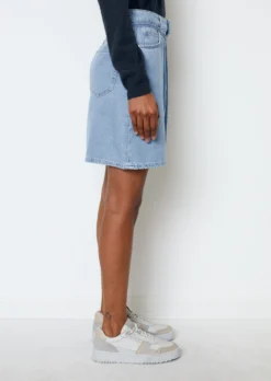 Marc O'Polo Denim Mini Skirt With Waist Belt In An Organic Cotton/lyocell Blend -Schlichte Eleganz 9e2724195c7330f62689f77dcc38bb81 scaled