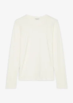 Marc O'Polo Long Sleeve Top, Regular Fit Made From OCS Blended TENCEL™ Lyocell -Schlichte Eleganz 9f0452adce0ccfe9f9a99a9966450db6 scaled