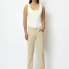 Marc O'Polo THEDA Cropped Boyfriend Trousers From Organic Cotton Stretch