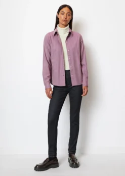 Marc O'Polo Blouse Fitted From Melange Twill Quality -Schlichte Eleganz a0faa5953903873fd1e03764fa225cd0 scaled