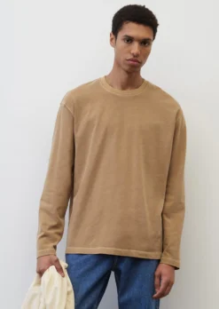 Marc O'Polo Relaxed Long Sleeve Top Made Of Soft Organic Cotton -Schlichte Eleganz a5b3bf318da36942139aa9089c0f58e9 scaled