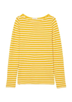 Marc O'Polo Striped Longsleeve Regular In Organic Cotton Slub Jersey -Schlichte Eleganz a77aa6535f0bc55aa281731fd8846758 scaled