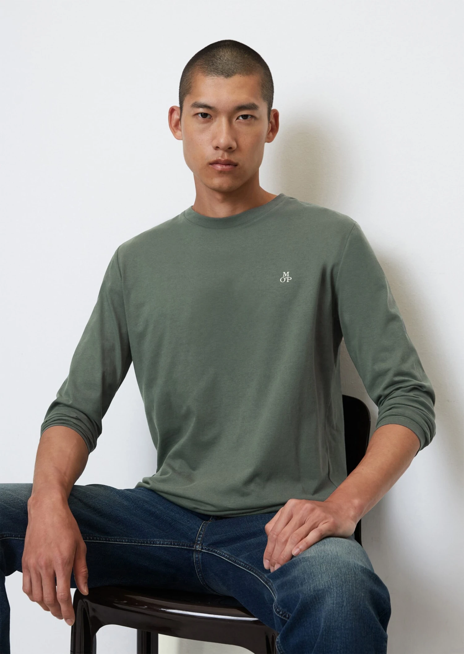 Marc O'Polo Basic Longsleeve Shaped Made From Pure Organic Cotton 2 Marc O'Polo Basic Longsleeve Shaped Made From Pure Organic Cotton – Bild 2