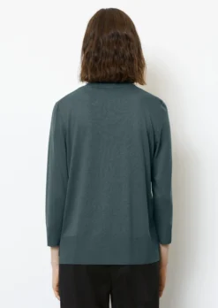 Marc O'Polo Luxury V-Neck T-Shirt Loose Made From Tencel™ Lyocell Cotton Mix -Schlichte Eleganz a8338c0a936e71e4f1f93954d1340515 scaled