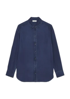 Marc O'Polo Denim Shirt Relaxed Made From TENCEL™ Lyocell -Schlichte Eleganz a86adf4e989e67b25c325223ba551422 scaled