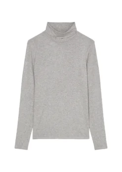 Marc O'Polo Long Sleeve Polo Neck Top, Regular Fit From LENZING™ ECOVERO™ -Schlichte Eleganz a8e79c877e31585238cc79977e3fc7d6 scaled