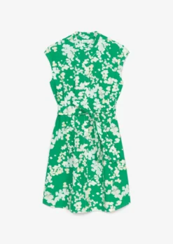 Marc O'Polo Sleeveless Summer Dress With A Belt In Paper Touch Organic Cotton -Schlichte Eleganz ab2a04118e1deef8dbc4b50de593a362 scaled