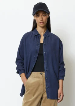 Marc O'Polo Denim Shirt Relaxed Made From TENCEL™ Lyocell -Schlichte Eleganz ae85d104884943f8bda43357692abf8c scaled