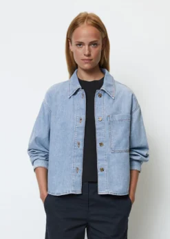 Marc O'Polo Oversize Denim Shirt In An Organic Cotton/lyocell Blend -Schlichte Eleganz aed74afc7a043f122396b4b007a1ab2d scaled