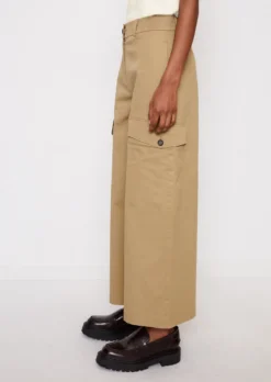 Marc O'Polo Cargo Culottes In A Relaxed Fit Made Of Organic Cotton Stretch Twill Satin -Schlichte Eleganz b02cb1f0c2377999ded5c38a81f362cd scaled