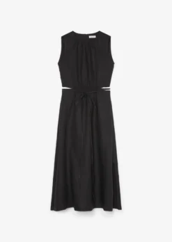 Marc O'Polo Calf-length Dress With Cut-out Details With High Slits At The Side Seams -Schlichte Eleganz b17f313f08688b7a8fc10d524e203ca6 scaled