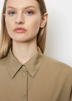 Marc O'Polo Long Sleeve Blouse In A Relaxed Fit Made Of Paper Touch Poplin -Schlichte Eleganz b18c2f2c2f25abddfe7690b8e582dbf5 scaled