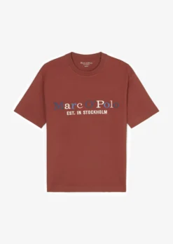 Marc O'Polo T-shirt Relaxed With Multi-coloured Logo Embroidery -Schlichte Eleganz b332f0e59d13fdfe7263442e1f761ead scaled
