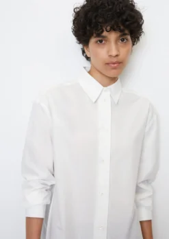 Marc O'Polo Boyfriend Shirt Blouse Oversize Made Of Cotton With A Paper-like Texture -Schlichte Eleganz b6b82db39eefd1f8b4041f87882a9440 scaled