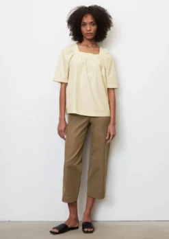 Marc O'Polo Bohemian Blouse With Square Neckline In An Organic Cotton And TENCEL™ Lyocell Blend -Schlichte Eleganz b8d3b386729d54373c3896d5f64fdf3a scaled