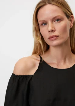 Marc O'Polo Dress With Cut-out Details Made Of Premium Ramie Fabric -Schlichte Eleganz bb79712483ff4a91742e8ed03020bb7e scaled