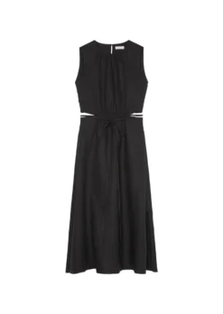 Marc O'Polo Calf-length Dress With Cut-out Details With High Slits At The Side Seams -Schlichte Eleganz bb984248da714d44dfbd36518194a56f scaled
