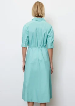Marc O'Polo Shirt Dress With A Flared Skirt Made Of Paper Touch Poplin -Schlichte Eleganz bd4bdf32e8d1fed49d4447b5f8547bb7 scaled