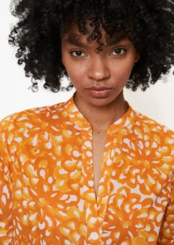 Marc O'Polo Tunic-style Blouse In A Regular Fit Made Of Lightweight Voile Fabric -Schlichte Eleganz bd4da2ffa7c981bac43c365004860114 scaled