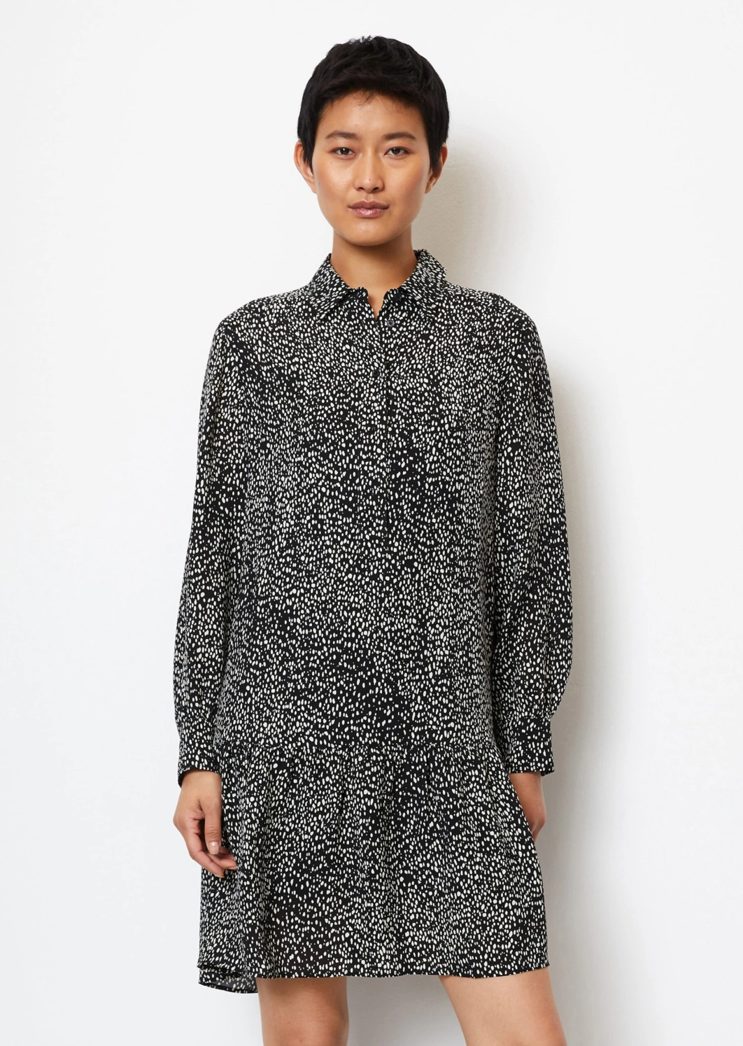 Marc O'Polo A-line Dress In A Cupro/viscose Blend 4 Marc O'Polo A-line Dress In A Cupro/viscose Blend – Bild 4