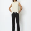 Marc O'Polo Trousers Model ALBY Straight In Smooth, Stretchy Sateen