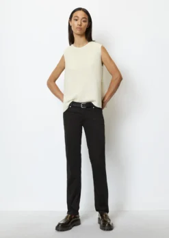Marc O'Polo Trousers Model ALBY Straight In Smooth, Stretchy Sateen