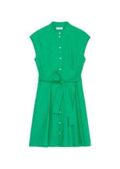 Marc O'Polo Sleeveless Shirt Dress Made Of Paper Touch Poplin -Schlichte Eleganz bf4a68aea4e4a10a8489fd9cf170a267 scaled