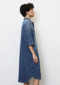 Marc O'Polo H-line Denim Dress Made Of Denim With A Cashmere Texture -Schlichte Eleganz bfcb4981cf65b0313a1edee2e1d5fc32 scaled