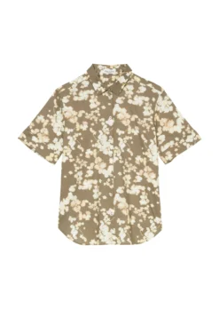 Marc O'Polo Short-sleeved Blouse With All-over Print In Paper Touch Poplin -Schlichte Eleganz c06ea4b1ec91888b1689868593e4414a scaled
